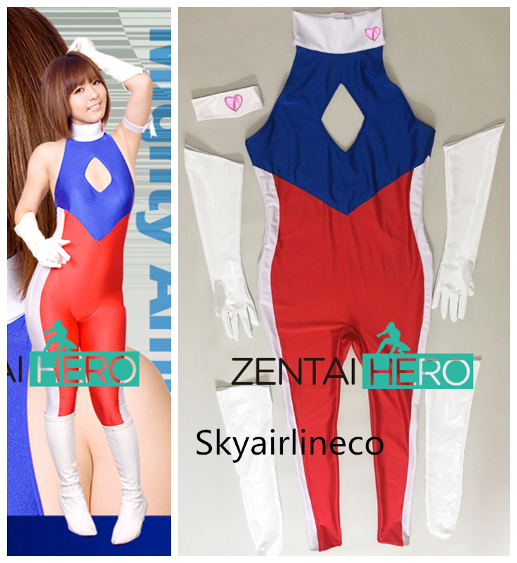 高品質 特撮 ヒロインgiga lady 青赤 レオタード コスプレ衣装 高品質 特撮 ヒロインgiga lady 青赤 レオタード コスプレ衣装