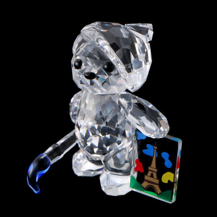 SWAROVSKI Swarovski Chris Bear franc sowa медведь художник фигурка интерьер произведение искусства crystal 883412 2110387