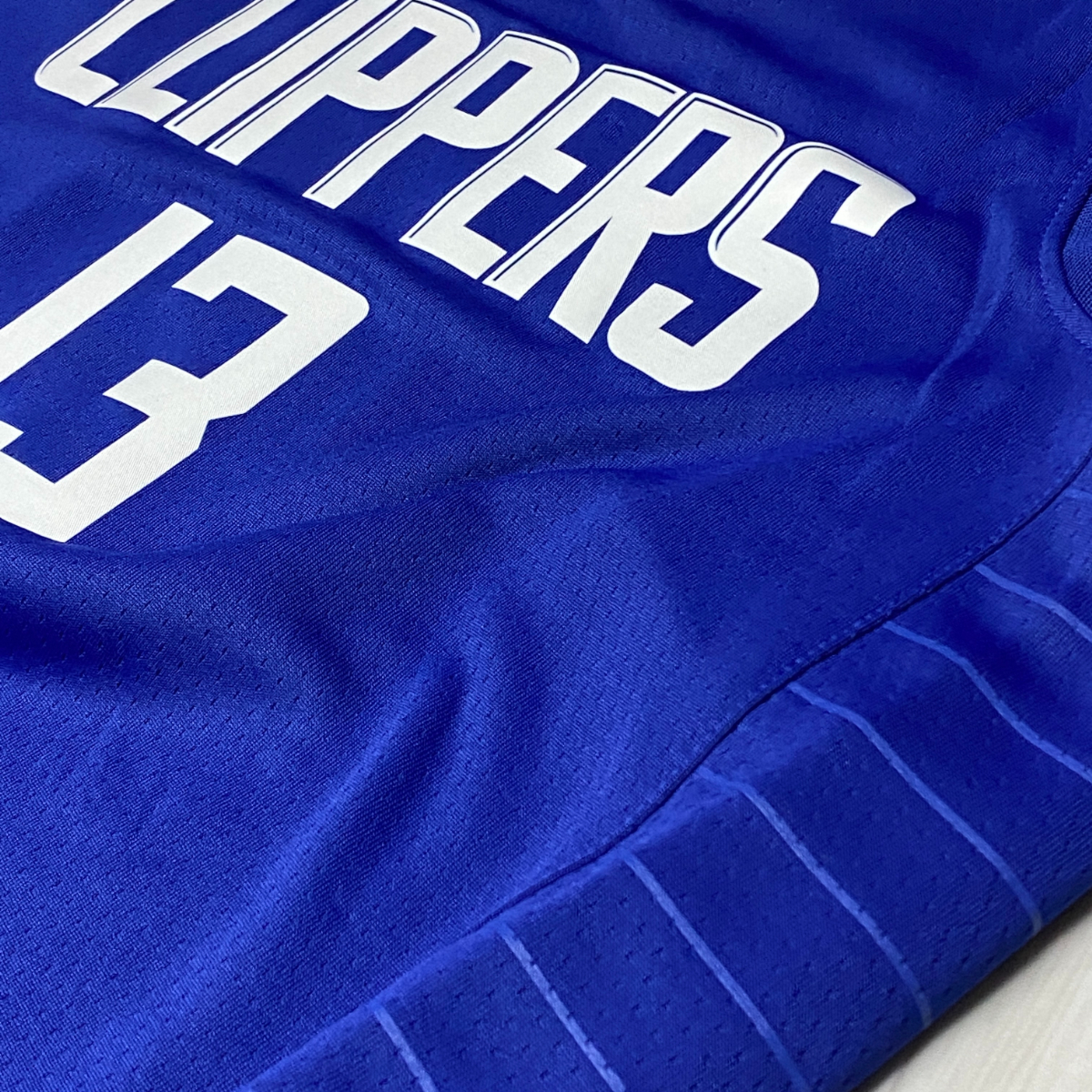 USA正規品 【S】 NIKE ナイキ NBA クリッパーズ LA Clippers ポールジョージ George #13 オーセンティック バスケシャツ ロイヤルブルー_画像3