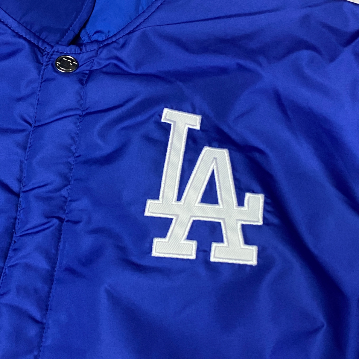 USA ограничение [L] MLB официальный лицензия item JH дизайн LA Dodgers Los Angeles doja-s3Way двусторонний куртка с хлопком 