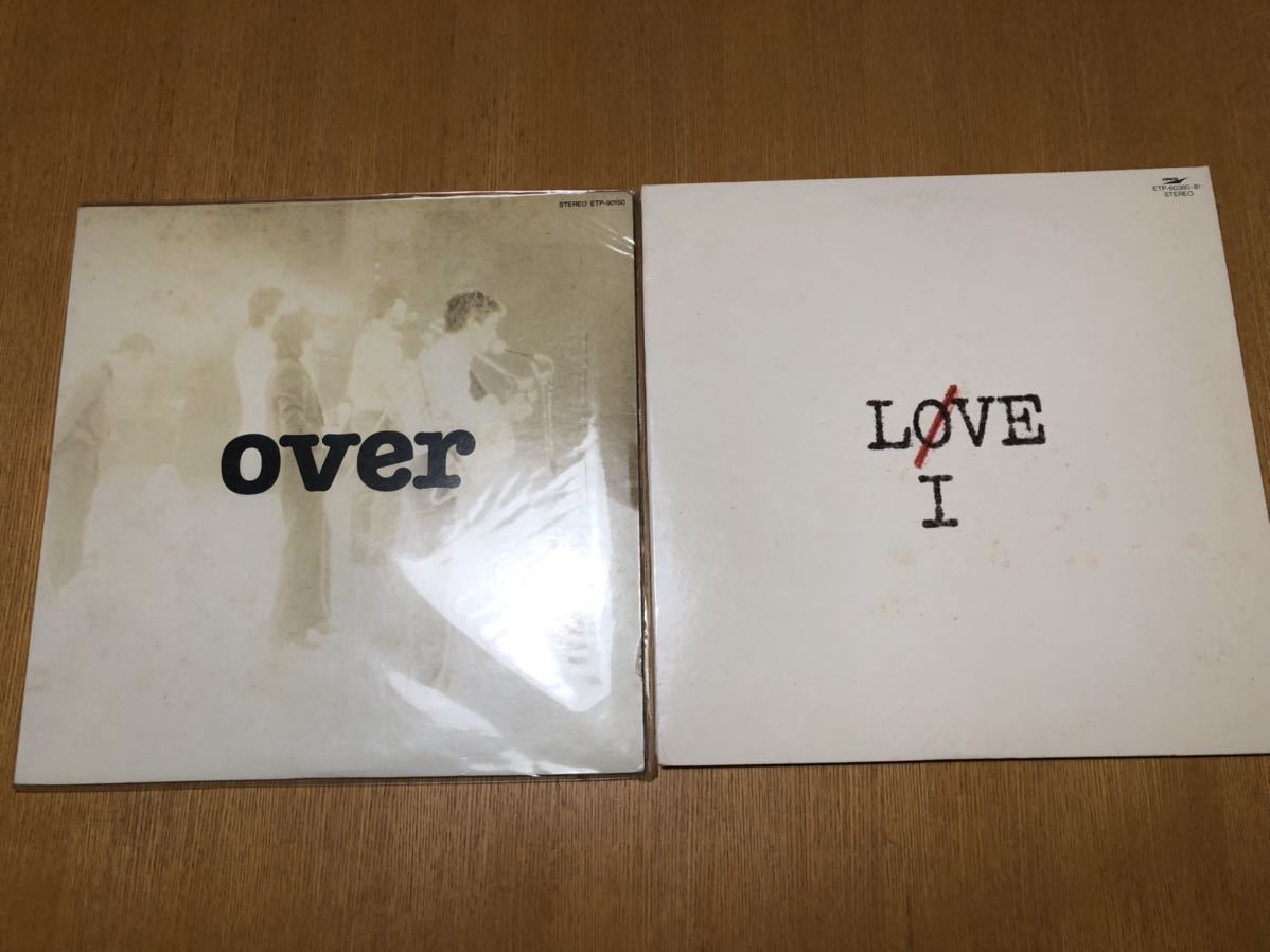 オフコース OFF COURSE LD レコード アナログ盤 LIVE LOVE / OVER 2