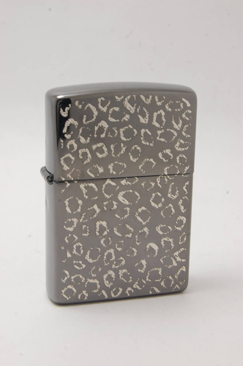 ☆新品・未使用☆ Zippo ジッポー ブラックアニマル 両面加工 2BNS-LEO レオパード 豹柄 ライター
