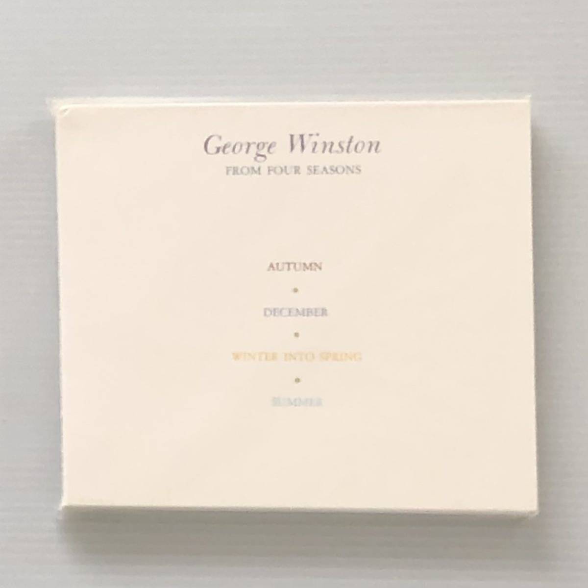 激レア非売品 CD「George Winston /FROM FOUR SEASONS 激レア非売品 CD「George Winston /FROM FOUR SEASONS