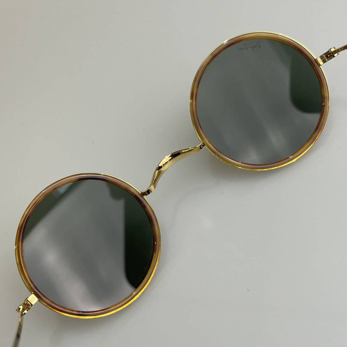 希少モデル◇美品!! B&L レイバン シャイアン ラウンド インリム W1932