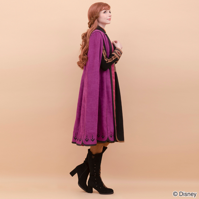 アナ雪2 冒険アナ トラベル ケープ 仮装 コスプレ シークレットハニー