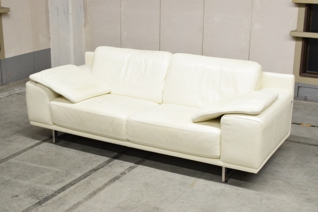 大塚家具/ワタリジャパン Leatherworld 総本革ソファ① 同時購入商品