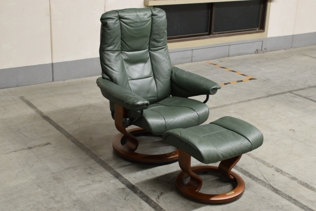 EKORNES「メイフェア」ストレスレスチェア オットマンセット リクライニングチェア パーソナルチェア 北欧ノルウェー エコーネス_画像3