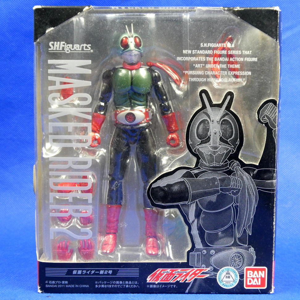  Kamen Rider новый 2 номер * огромный структура форма прекрасный . супер передвижной . фигурка * театр scene. повторный на данный момент * Kamen Rider 2 номер * Bandai *2011 год производства * бесплатная доставка 