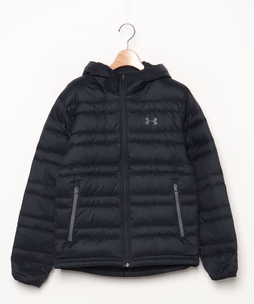 ☆UNDER ARMOUR アンダーアーマー ワンポイント ダウン ジャケット/メンズ/S☆ブラック☆新作モデル