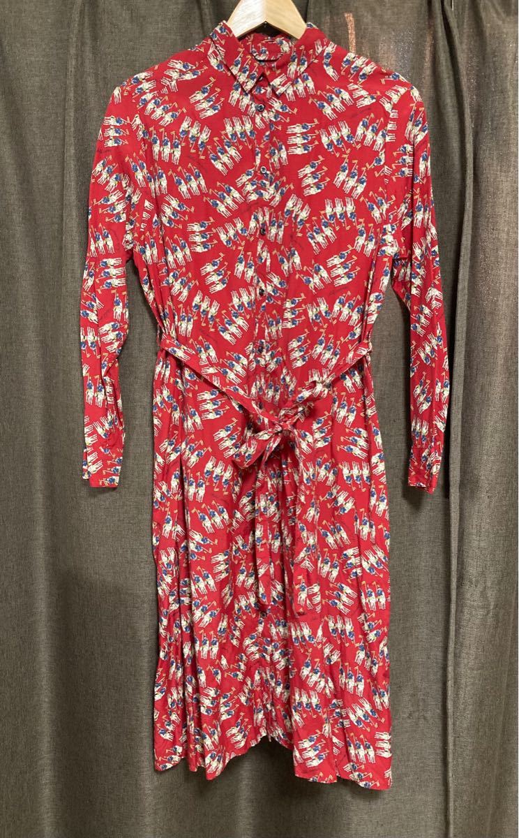 Paypayフリマ 美品 チャイルドウーマン Child Woman シャツワンピース レッド 馬 Paypayフリマ 美品 チャイルドウーマン Child Woman シャツワンピース レッド 馬