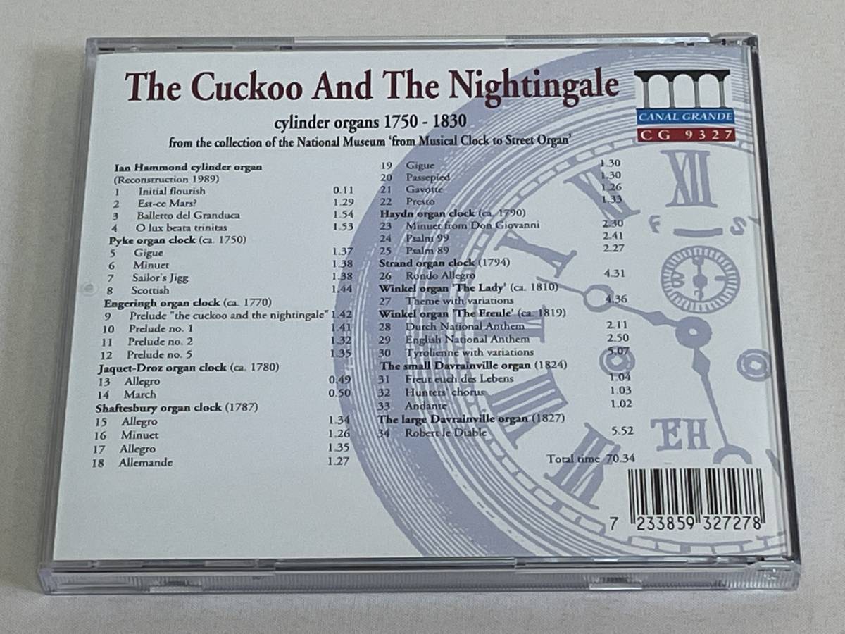 独盤◇The Cuckoo ＆The Nightingale/Cylinder organs 1750-1830◇S29_画像3