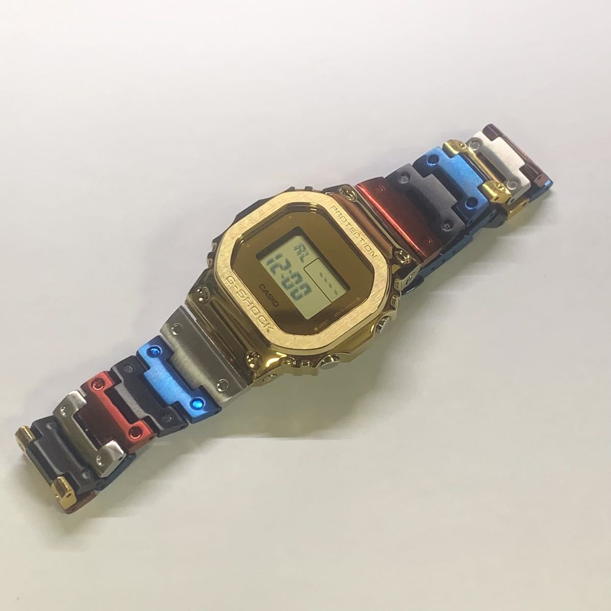 CASIO G-SHOCK DW-5600 カスタム ゴールド フルメタル - 腕時計(デジタル)