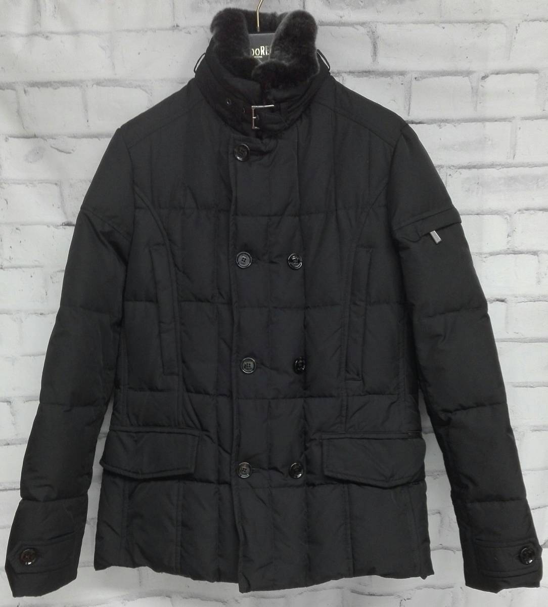 MooRER ムーレー SIRO KM ダウンジャケット シーロ サイズ46 ブラック イタリア製 ファー取り外し可能 最高級品質 メンズ 冬
