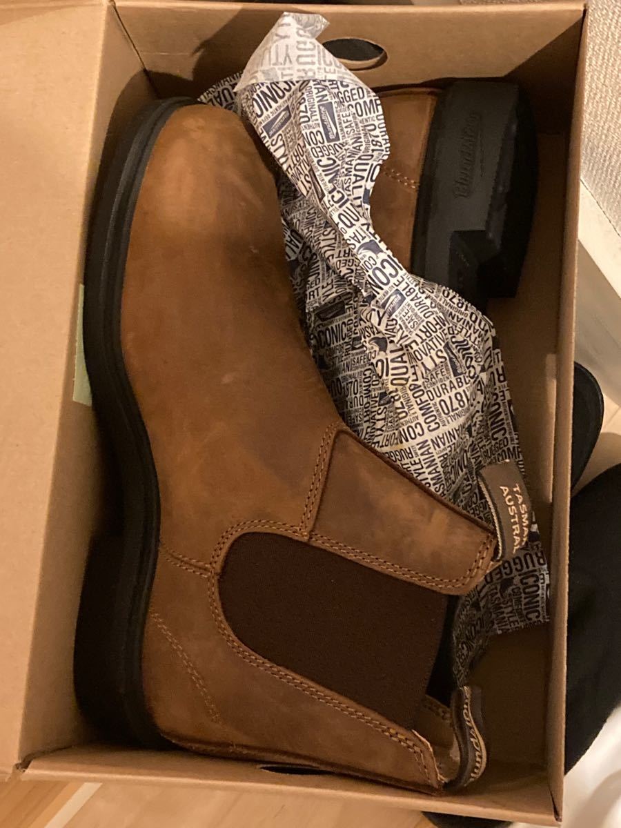 Blundstone ブランドストーン サイドゴアブーツ uk8 クレイジーホースレザー BS064680