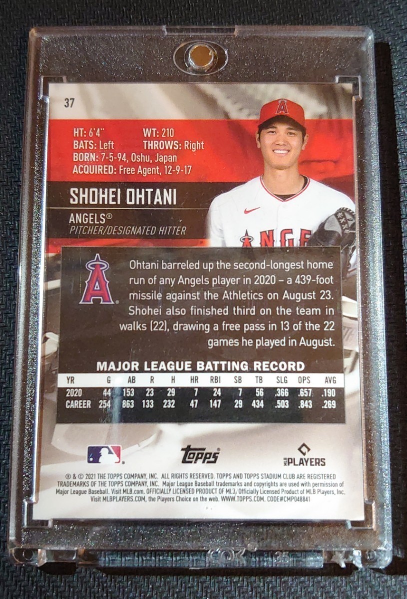 2021 Topps Stadium Club Chrome 大谷翔平 リフラクターカード｜Yahoo