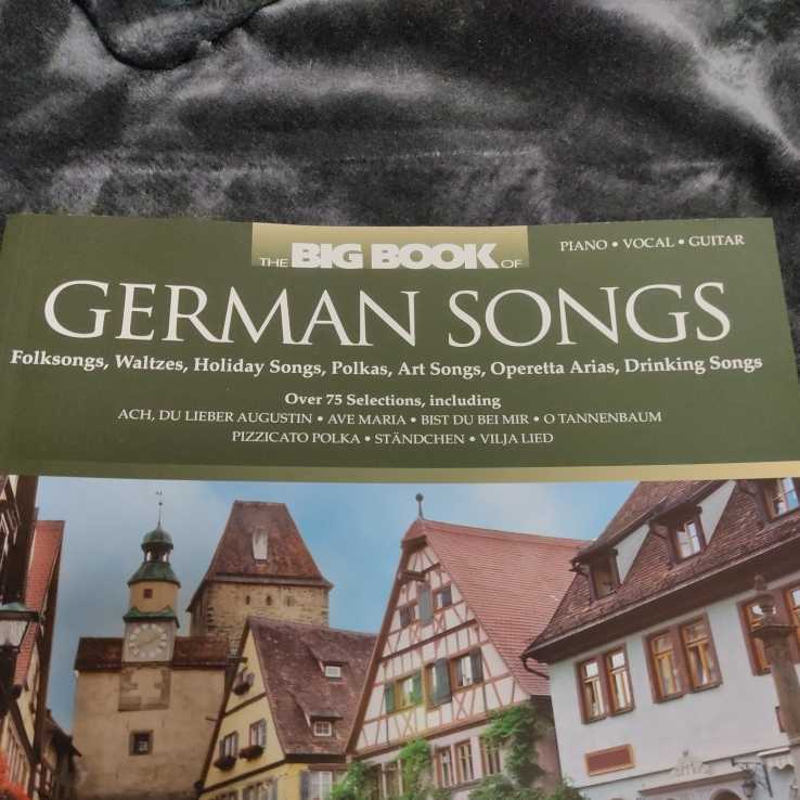送料無料 ジャーマンソング集 ピアノ ギターコード ボーカル 75曲以上 222ページ ドイツ