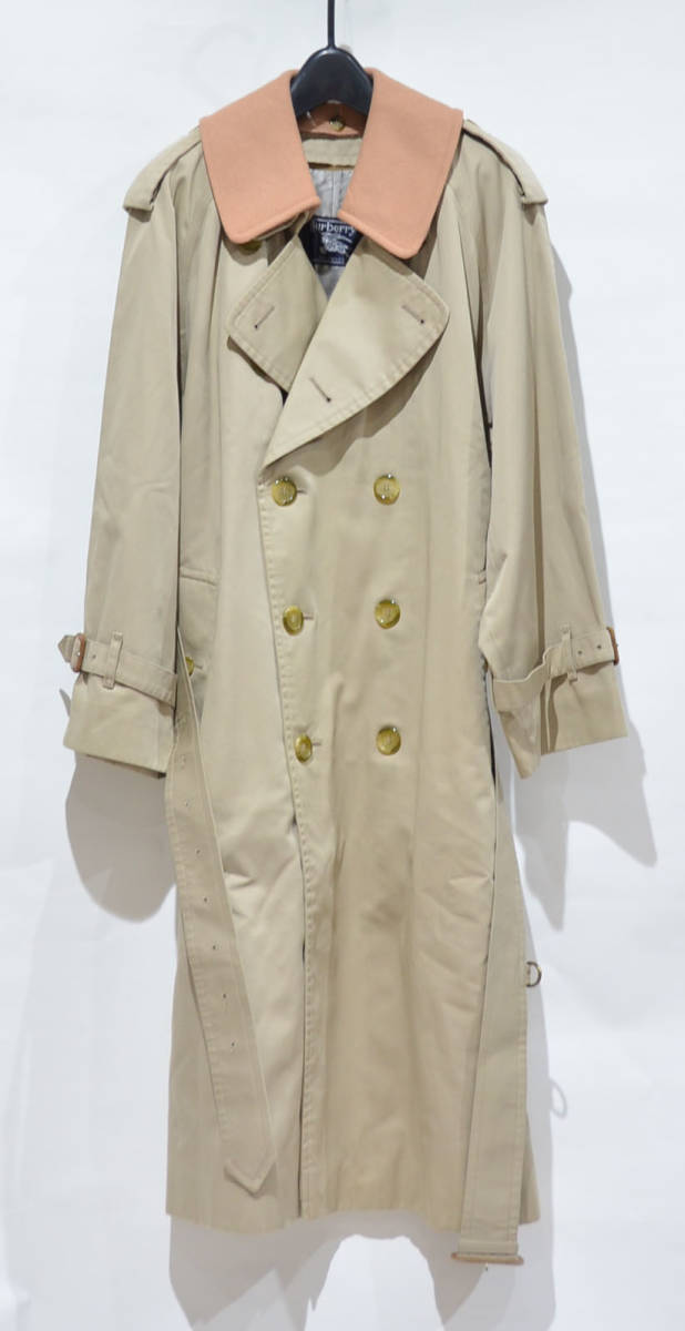 Burberry’s バーバリー trench21 ウール襟 ライナー付 トレンチ コート ベージュ 40 Y-302820_画像1