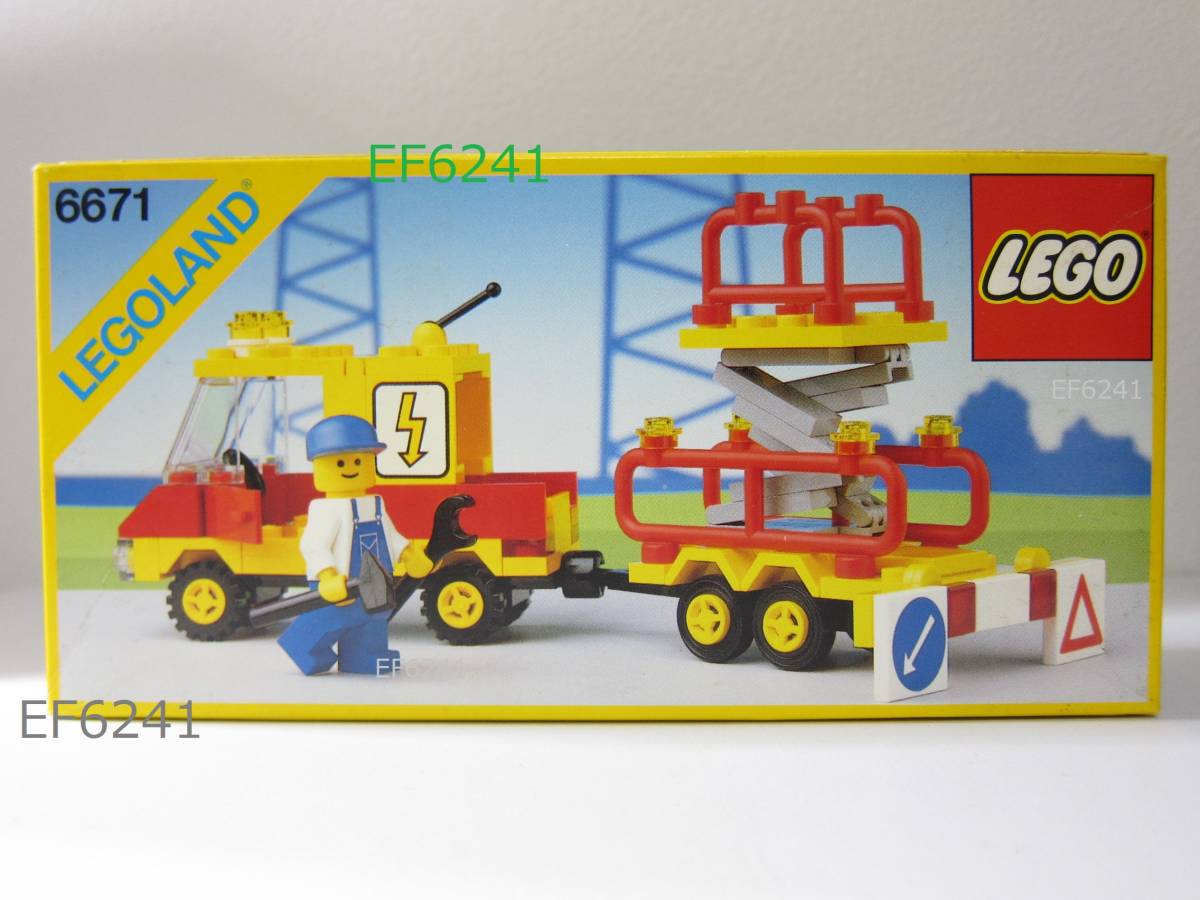 【黄箱】LEGO 6671 『サービスワゴン車』[1989年] 未開封 ◇街/CITY/TOWN/トレイン◇オールド◇
