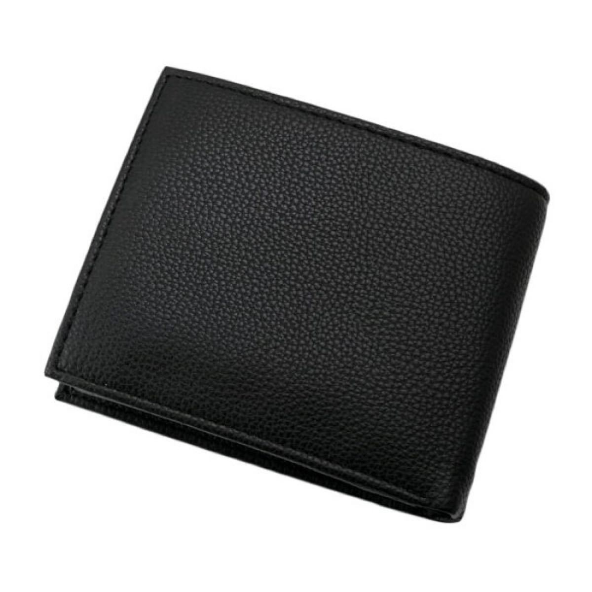 新品 カルバンクライン 二つ折り 財布 札入れ コインケース レザー ブラック