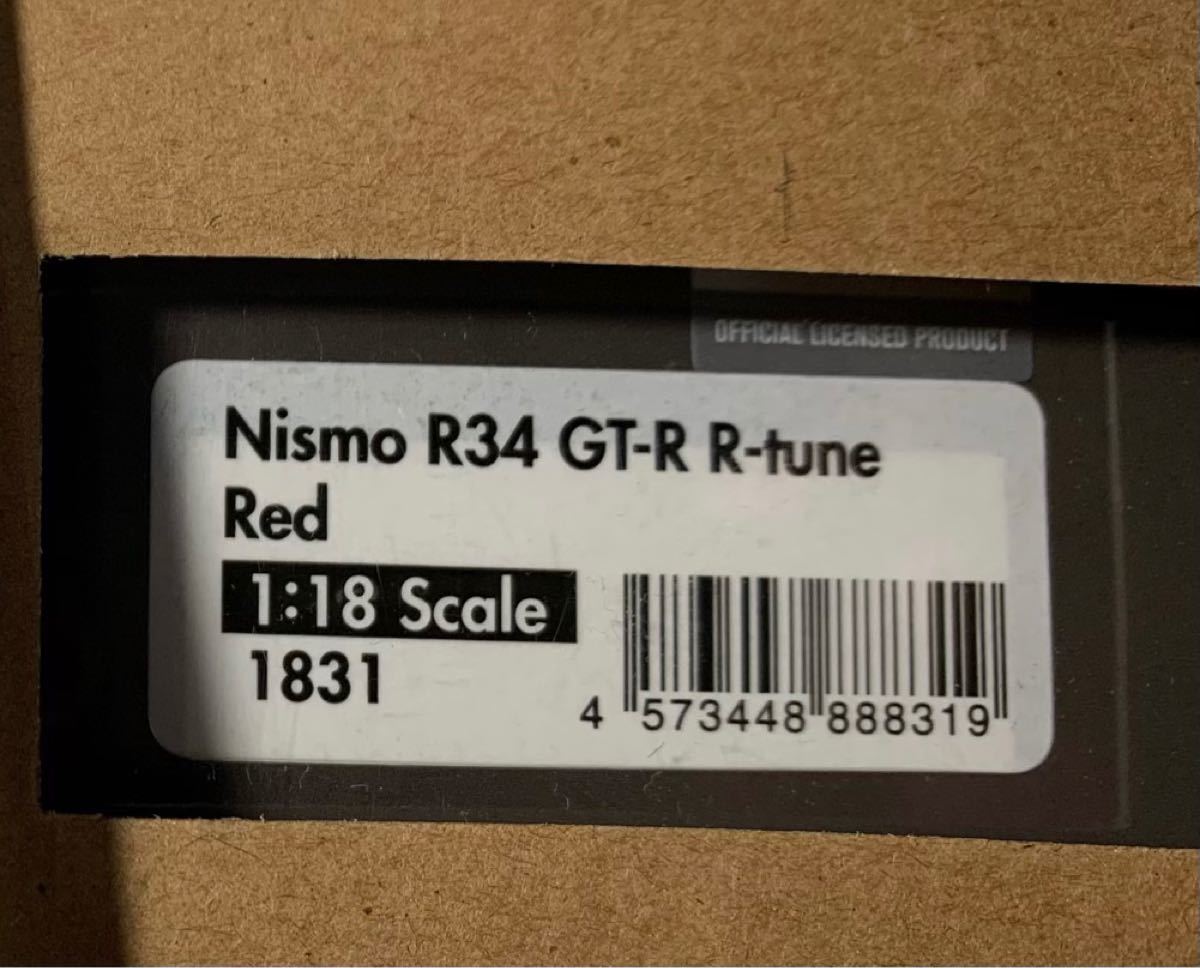 1/18 イグニッションモデル R34 GT-R NISMO R-tune 完成品