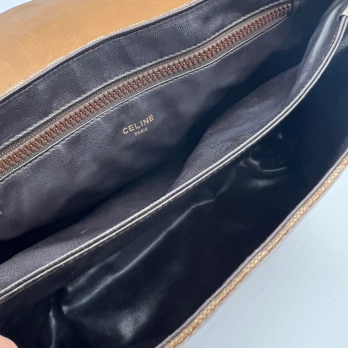 CELINE セリーヌ マカダム金具 ショルダーバッグ ヴィンテージ
