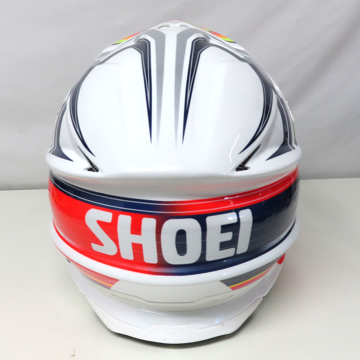 【中古美品】SHOEI ショウエイ VFX-WR PINNACLE ピナクル オフロード フルフェイスヘルメット Ｌサイズ モトクロス バイク オートバイ 二輪_画像7