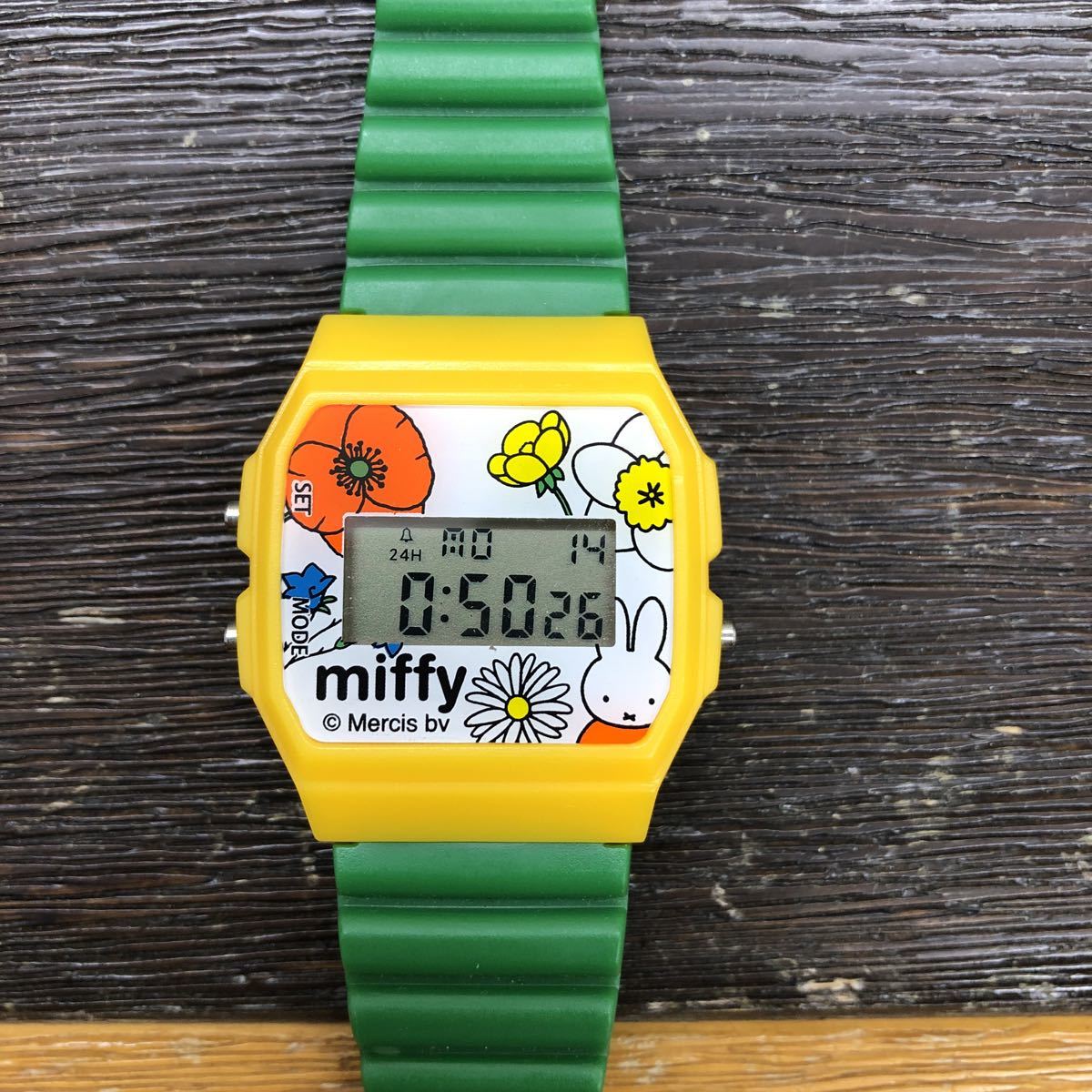 miffy Miffy цифровой наручные часы желтый & зеленый передвижной товар 