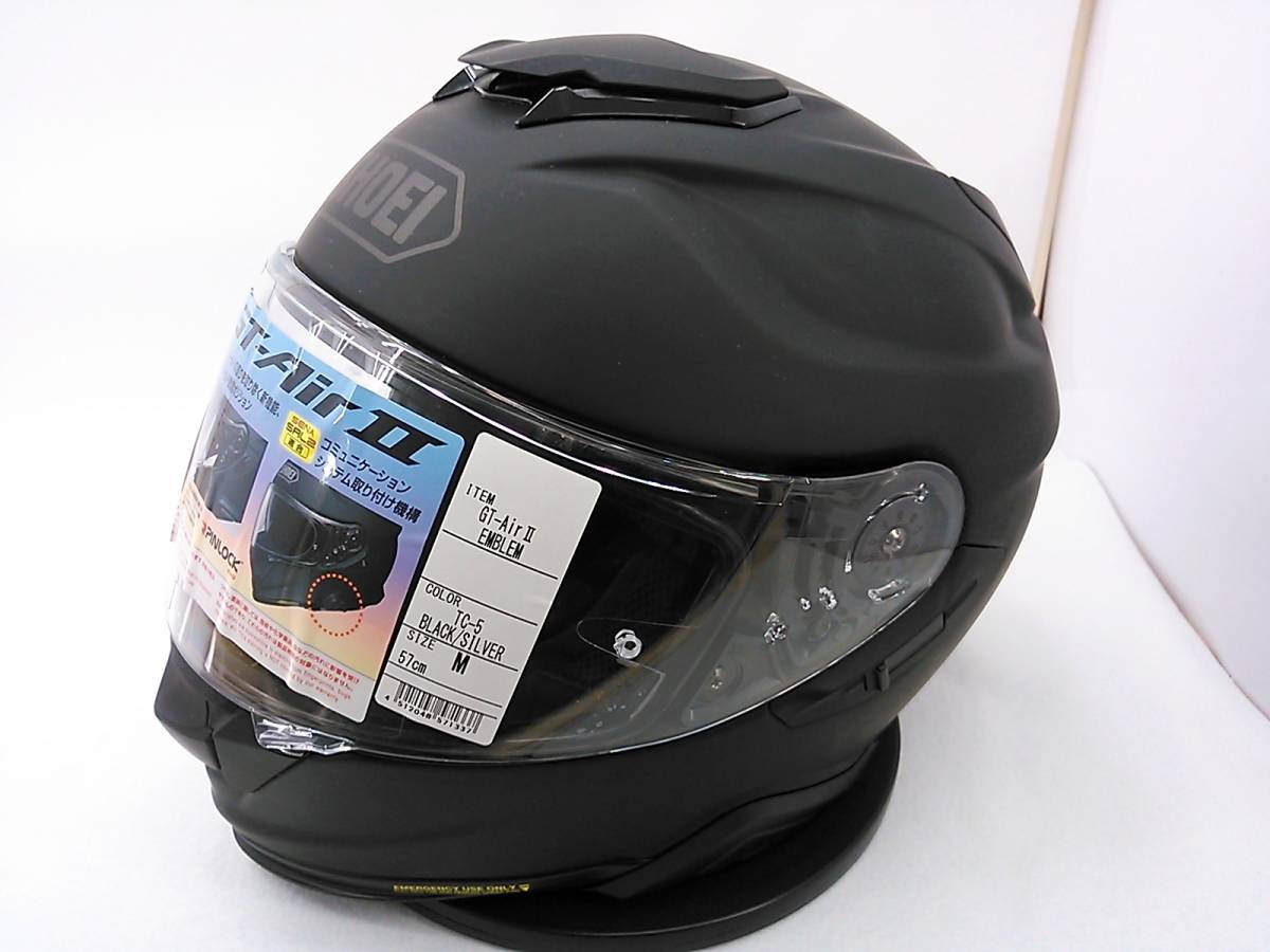 【送料無料】受注限定カラー 使用極わずか 美品 2021年製 美品 SHOEI ショウエイ GT-Air II GT-Air 2 EMBLEM  エンブレム Mサイズ