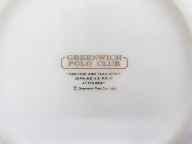 ★YC4406　POLO CLUB　ボウル　4客セット　GREEN WICH　鉢　深皿　サラダ　洋食器　アンティーク　送料無料★_画像5