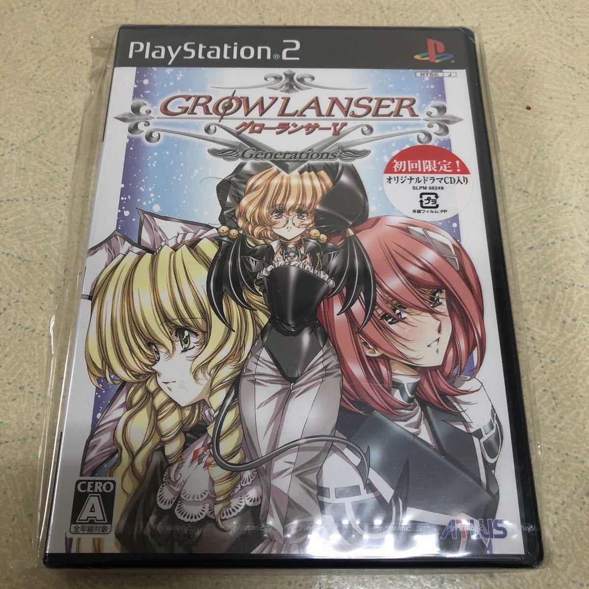 【ラッピング不可】  GROW Generations 【新品】グローランサーⅤ LANSER 【2761】 PS2 オリジナルドラマＣＤ入り 初回限定版 ロールプレイング