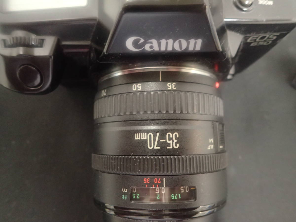 Canon キャノン EOS 650 EF35-70mm レンズ付き キヤノン 一眼レフカメラ LENS 動作未確認・現状品_画像9