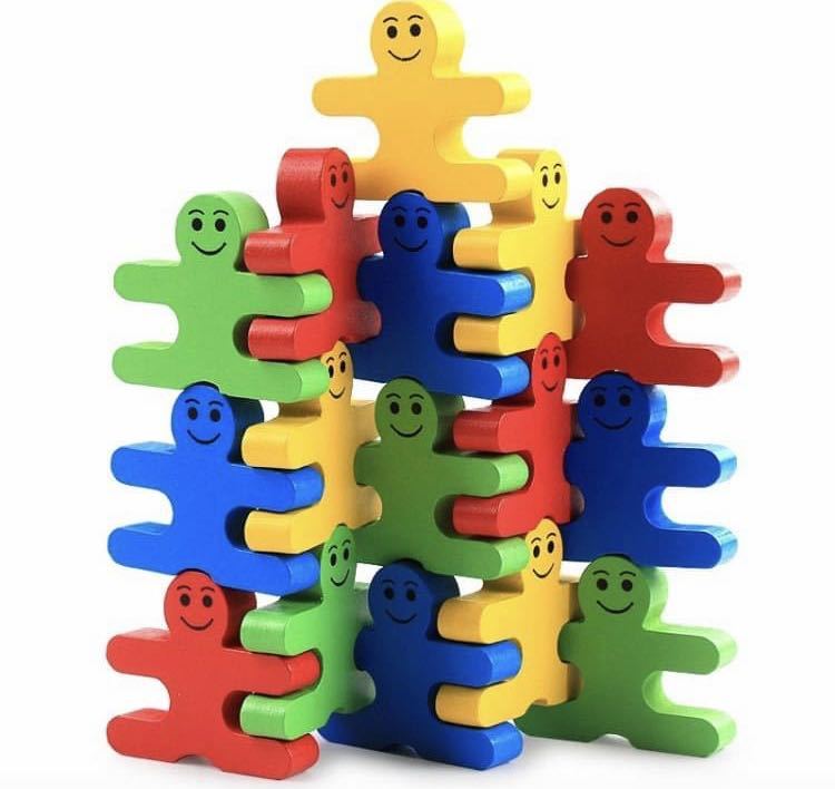 * new goods free shipping * natural tree made . image power happy loading tree block intellectual training toy colorful lovely 