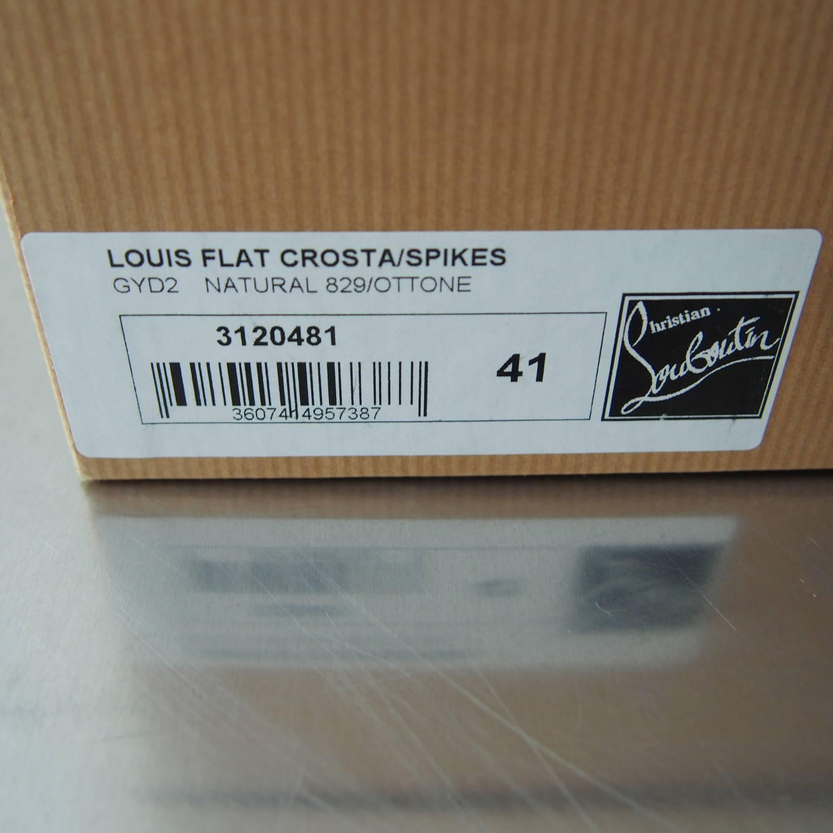 ヤフオク! - 新品 Christian Louboutin size 41 LOUIS FLAT C...