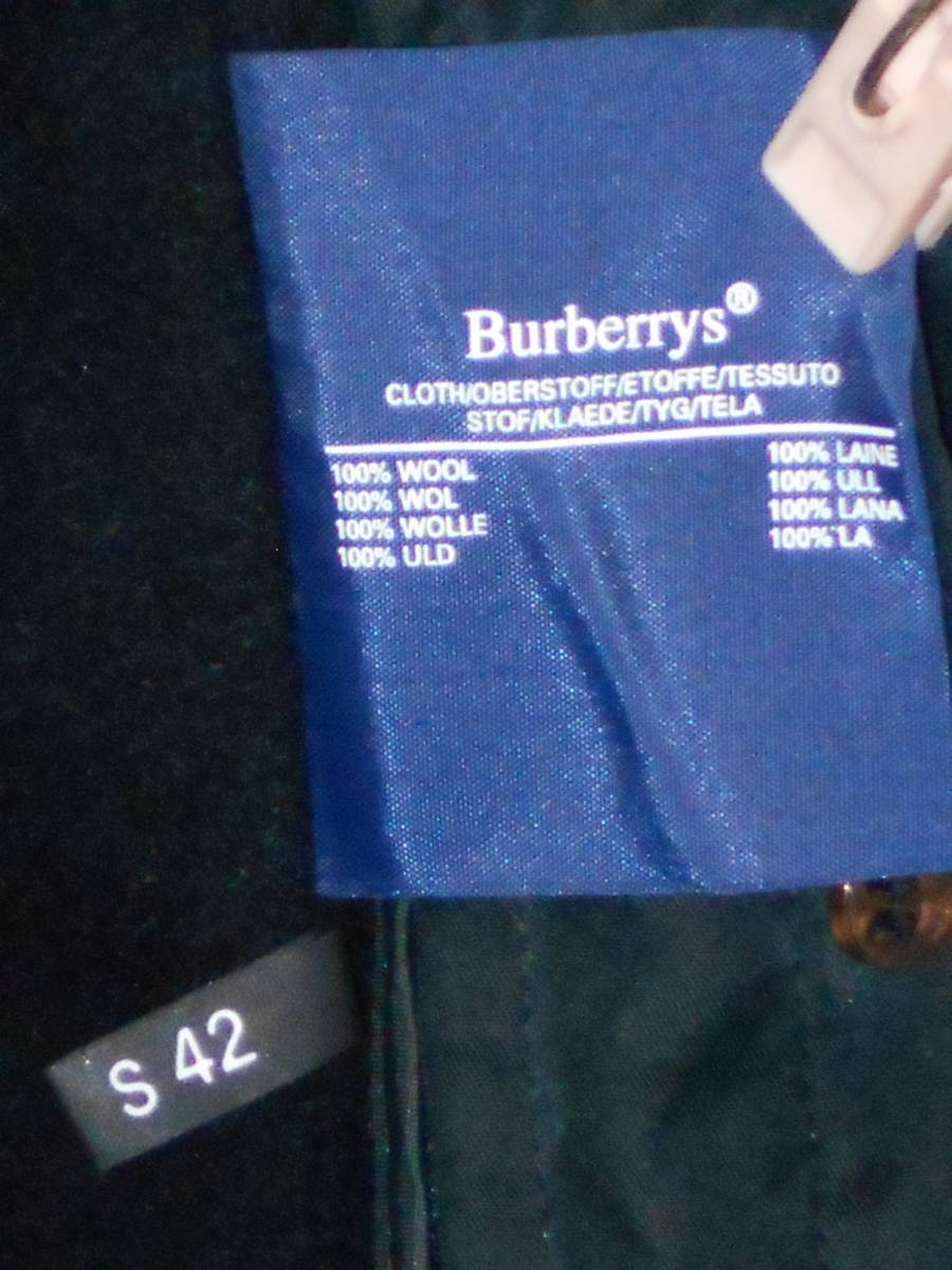 極上　Burberrys OF LONDON　トレンチコート　ブラック　42-XL　ニューヨーク直営店にて購入_画像6