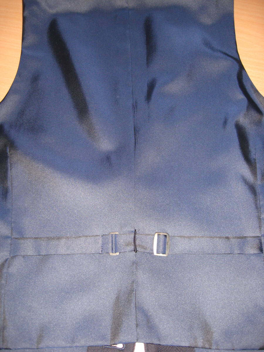  бесплатная доставка не использовался быстрое решение шерсть костюм лучший жилет лучший мужской бизнес / свадьба формальный AB3/158cm темно-синий темно-синий 