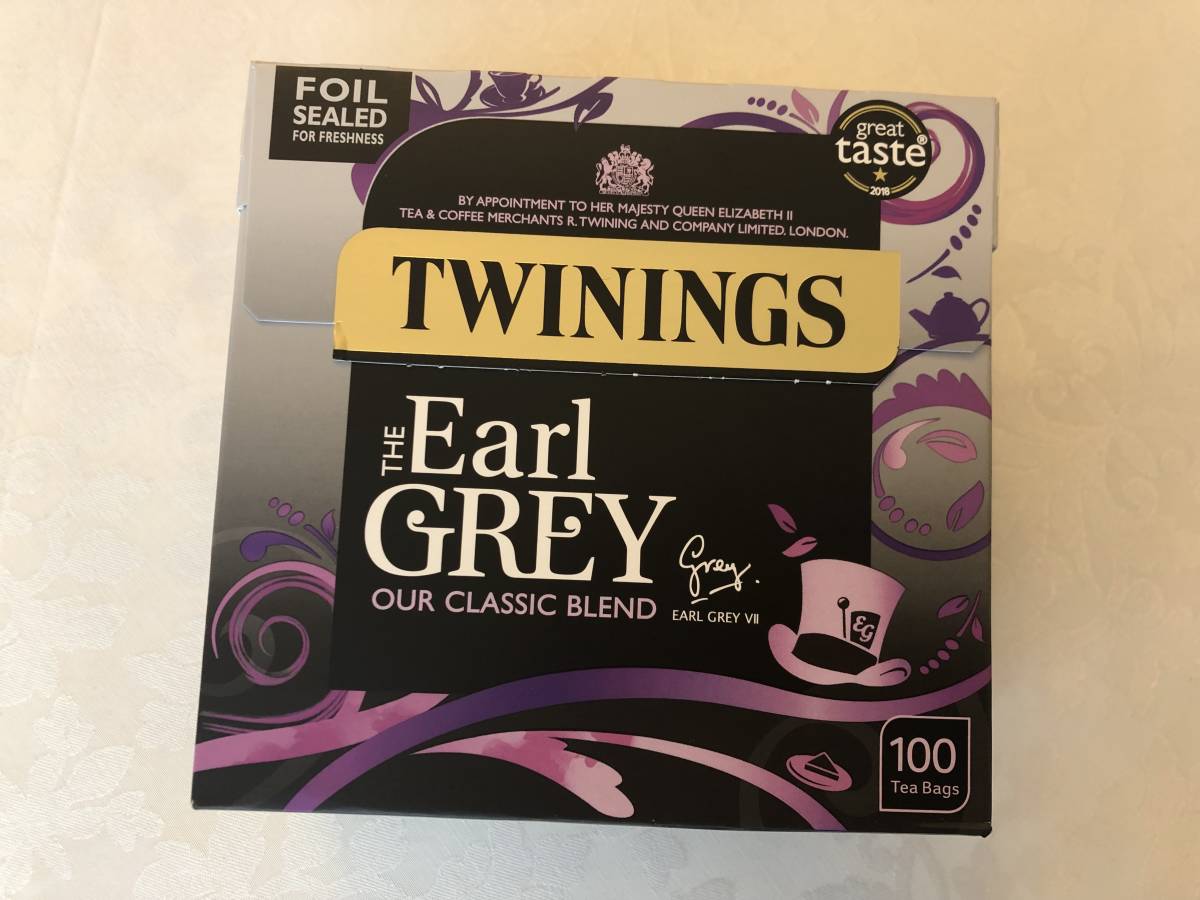 英国トワイニング アールグレー・ティー　紅茶　 100包入り 250g 日本未入荷　Twinings Earl Grey　イギリス_画像1