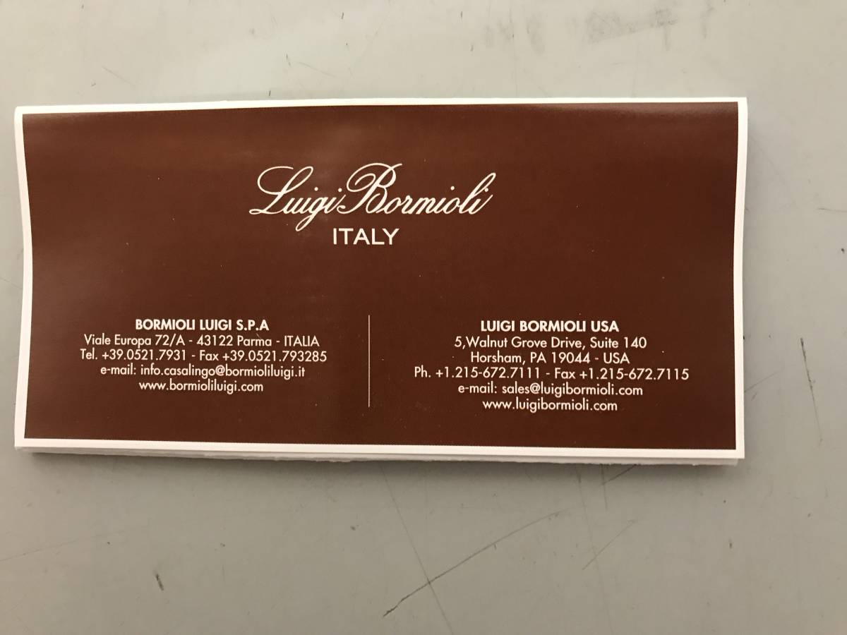 Luigi Bormioli ルイジ ボルミオリ　ITALY イタリー　CAFFE　マグカップ　コーヒーカップ　クリアガラス　4個セット_画像7