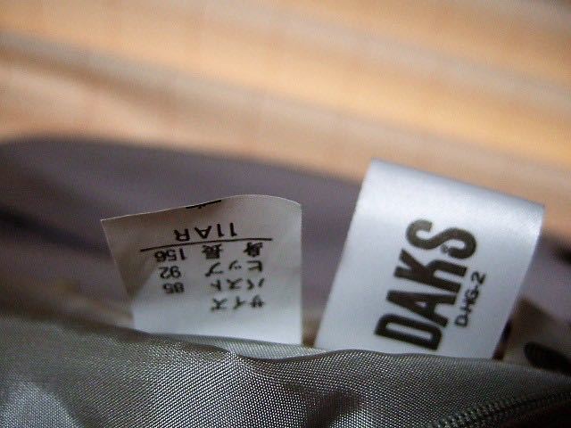 ↓DAKS ダックス　上品な長袖ワンピース　グレー　１１号_画像5