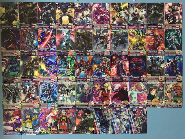 ガンダムトライエイジ デルタウォーズ03弾(DW3) レア・コモンコンプ48枚 複数個あり
