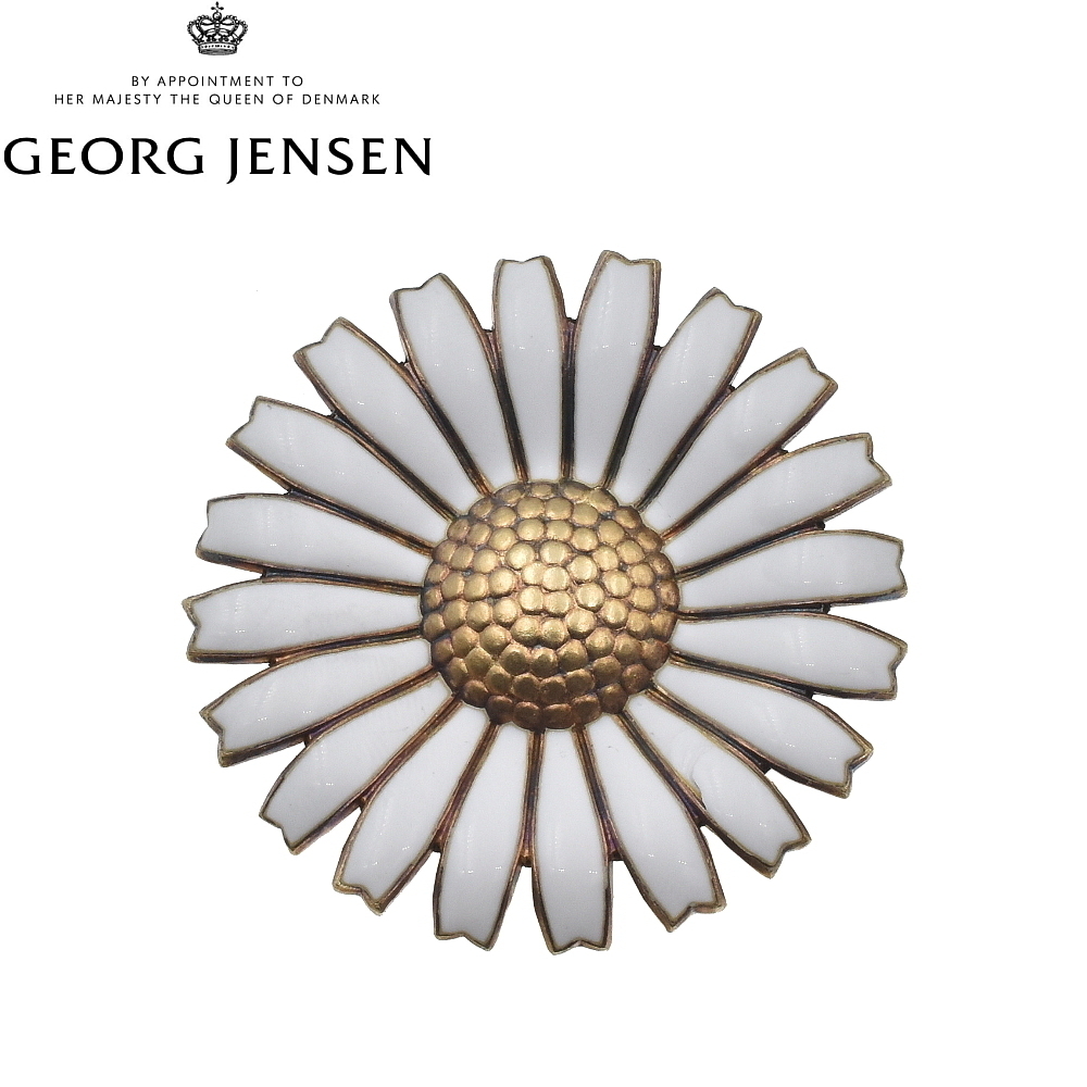 GEORG JENSEN ジョージジェンセン SV925 デイジー ブローチ シルバー A1300-0926_画像1