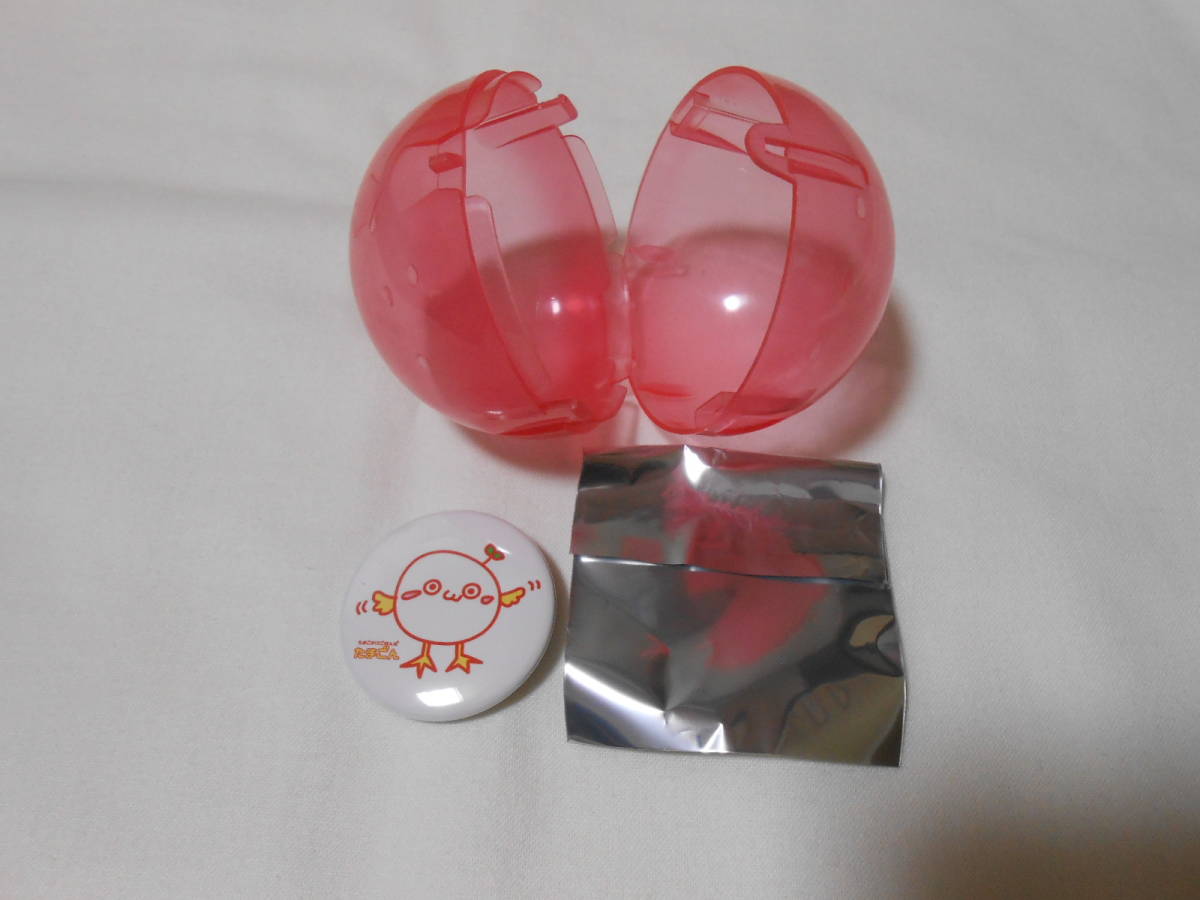 幻の卵屋さん POP UP SHOP 缶バッジ たまごん 日本たまごかけごはん研究所 ガチャガチャ バッジ_画像1