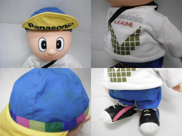 Panasonic パナソニック ALKALINE アルカリ坊や フィギュア 動く 人形 動作品 アンティーク コレクション レトロ D1-b_画像2