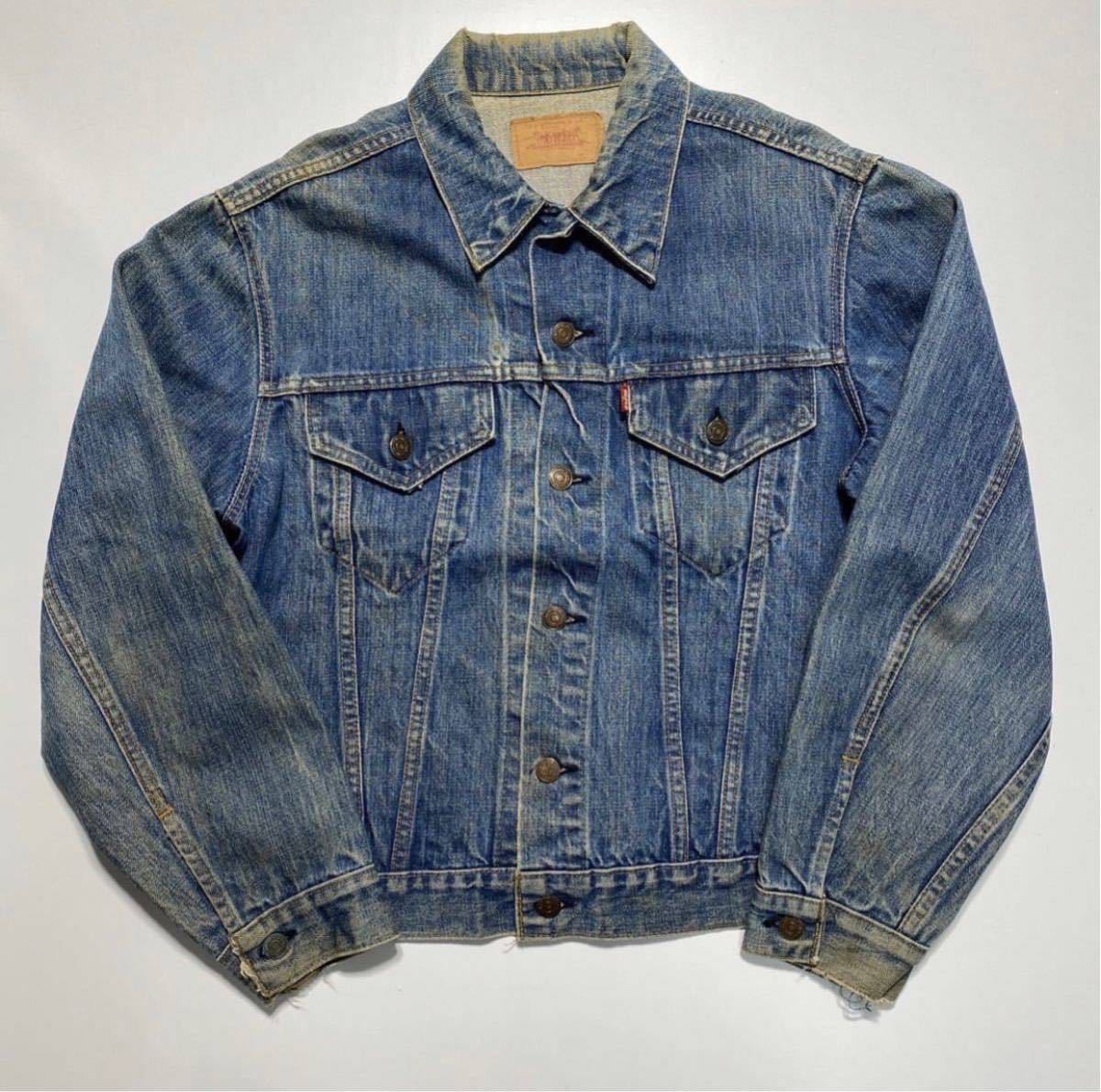 ヤフオク! - 60s Vintage LEVI'S 70505 BIG E Denim Jacket 6 在庫品即発送 リーバイスlevi's「70505」BIG “E”モデル ビンテージ Gジャン/デニムジャケット