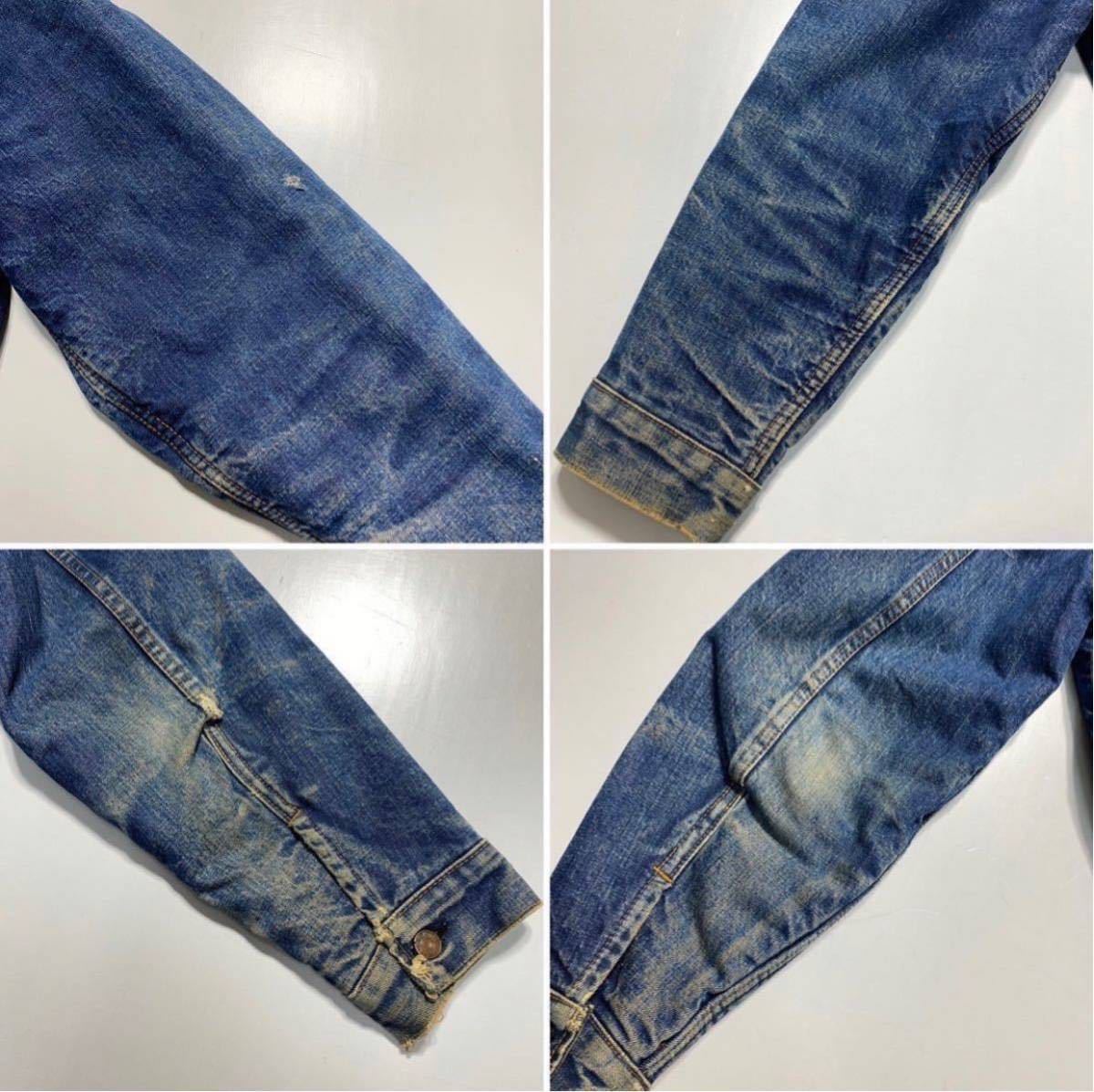 60s Vintage LEVI’S 70505 BIG E Denim Jacket 60年代 ヴィンテージ リーバイス 70505 ビッグE ライナー付き デニム ジャケット 4th Y917