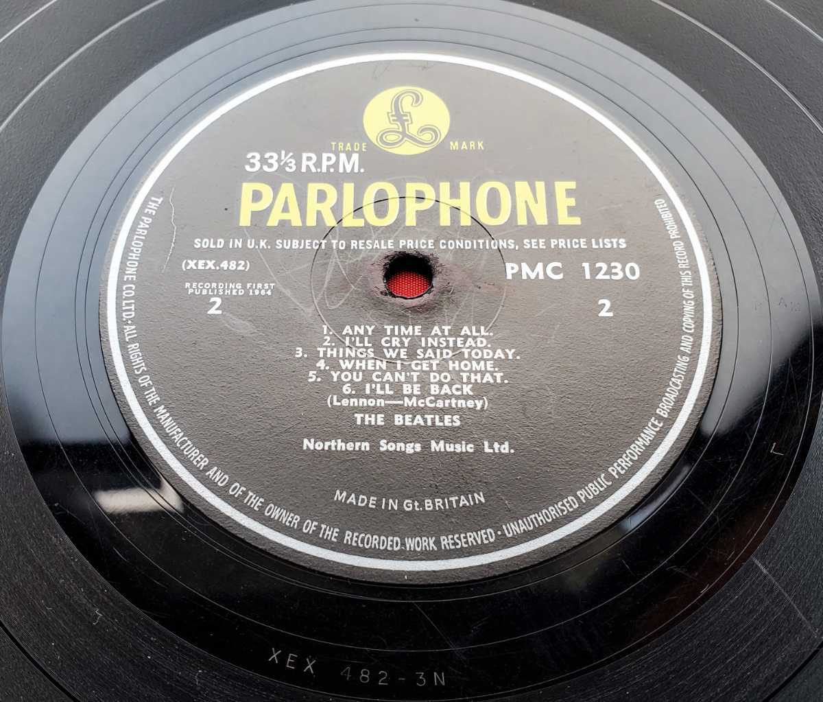 最初期盤!! 聴感良好!! mono A HARD DAY'S NIGHT / THE BEATLES ザ