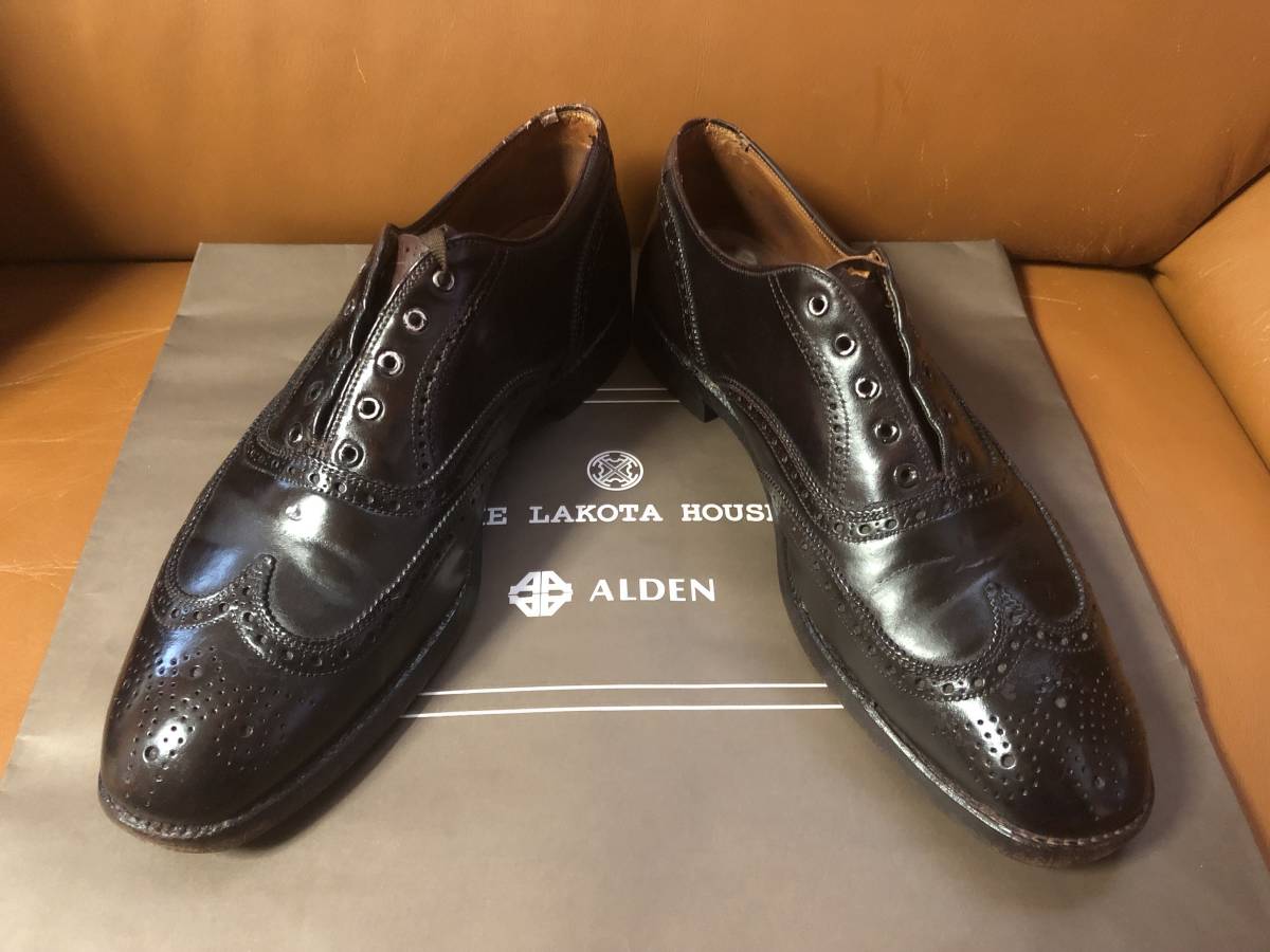 Alden オールデン☆ブルックスブラザーズ別注☆コードヴァン☆ウィングチップ☆サイズ28cm/US10D_画像2