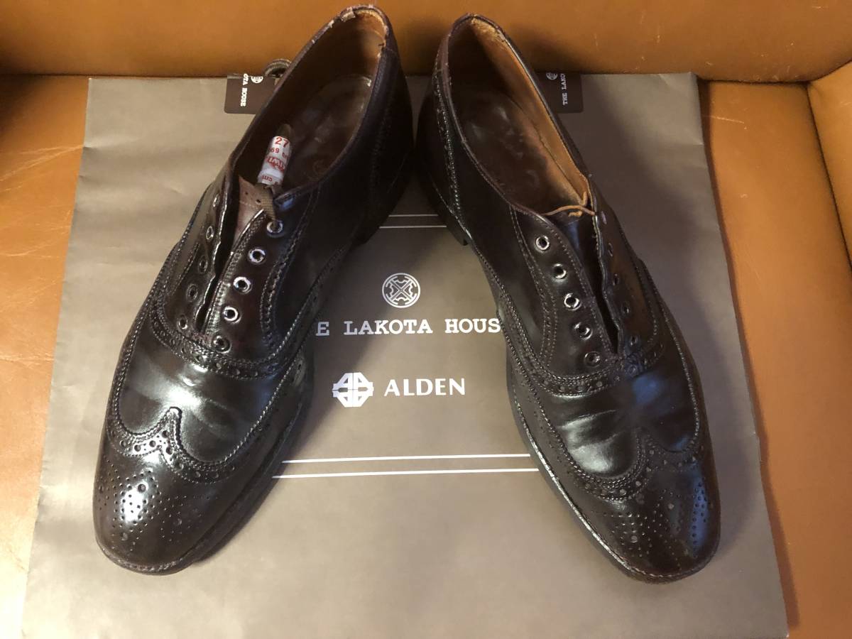 送料無料/新品】 Alden オールデン☆ブルックスブラザーズ別注☆コード