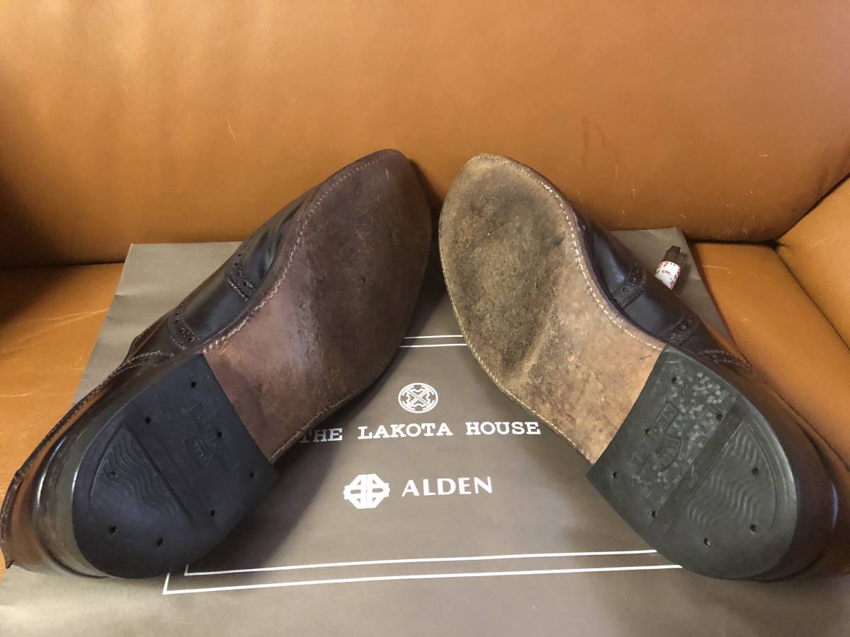 Alden オールデン☆ブルックスブラザーズ別注☆コードヴァン☆ウィングチップ☆サイズ28cm/US10D_画像9