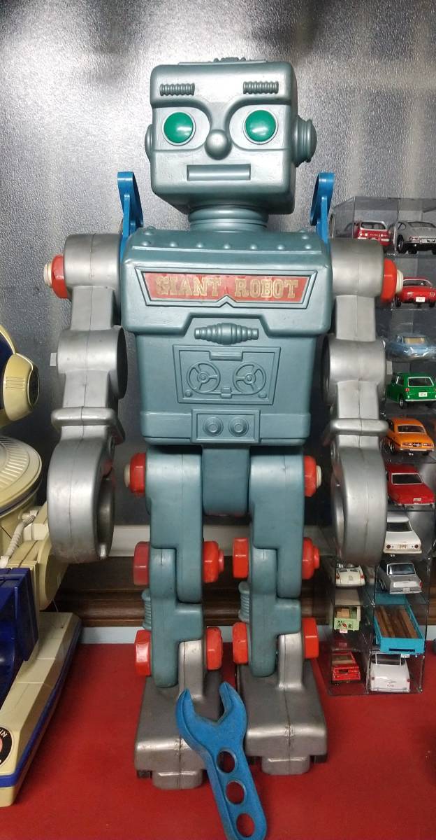 TOMY GIANT ROBOT トミー ジャイアントロボット ソフビ 当時物 昭和 希少 日本製 ビックサイズ 美品