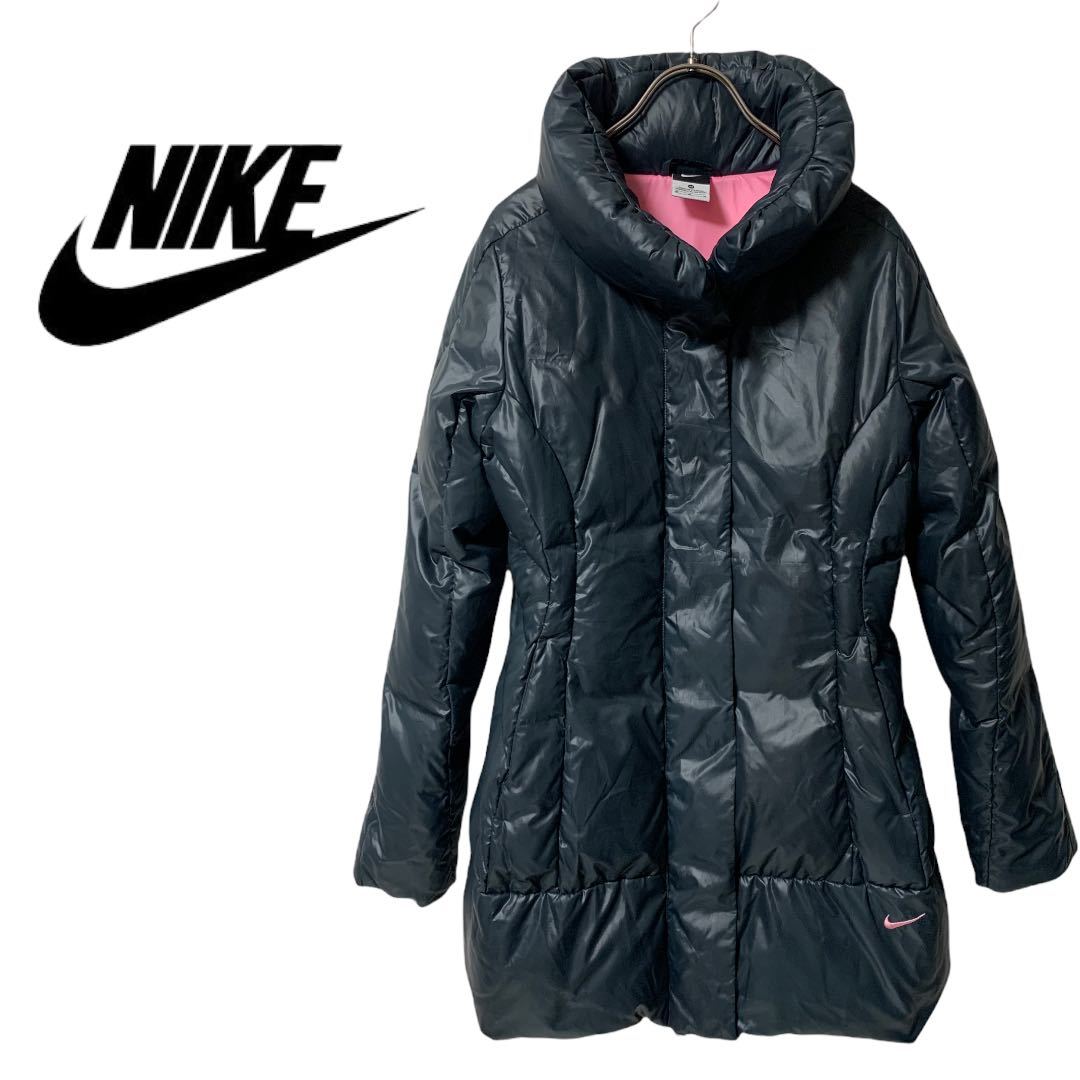 NIKE Nike semi длинный пуховик M женский 550 Phil серый серия 